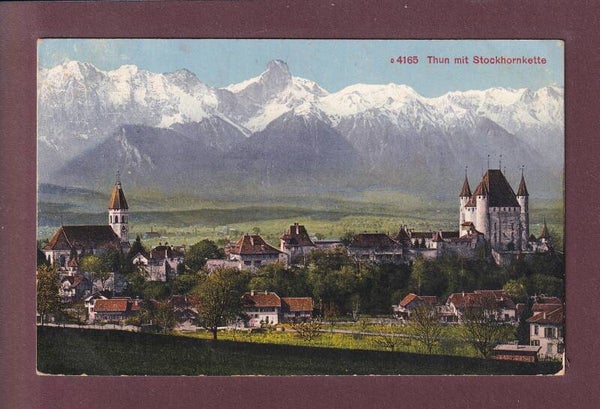 THUN - Schloss - Stockhornkette - 1916