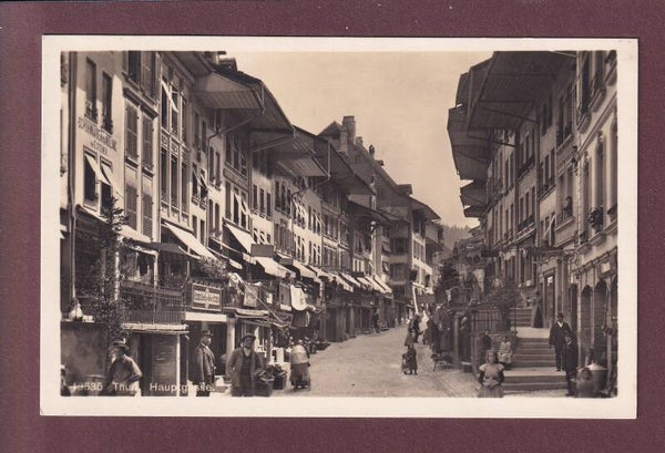 THUN - Hauptgasse - Leute - 1930