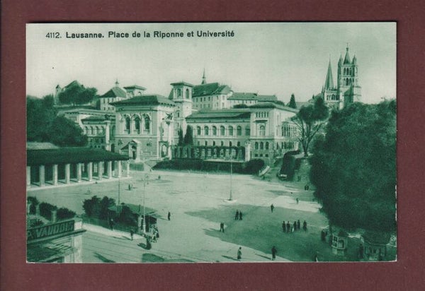 LAUSANNE - Place de la Riponne - 1933