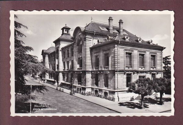 NEUCHÂTEL - Ecole de Commerce - 1954