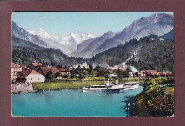 INTERLAKEN - Schiffkanal - 1908 // Eckbug //
