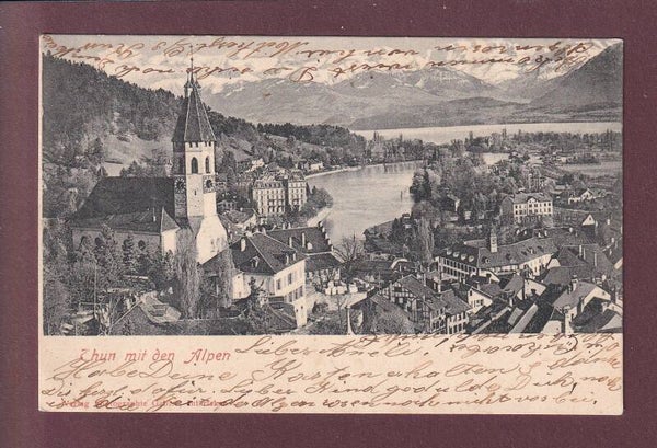 THUN mit den Alpen - 1902