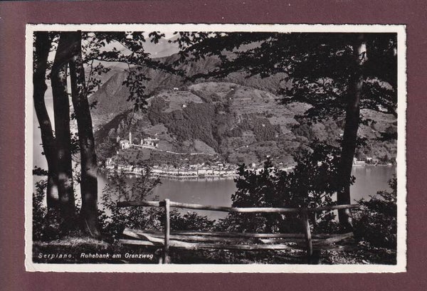 SERPIANO - Ruhebank am Grenzweg - 1954