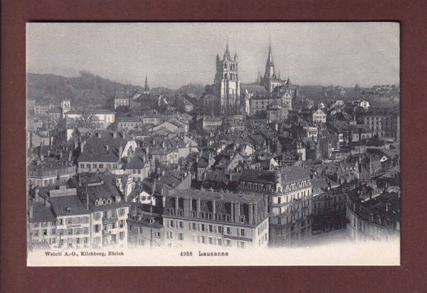 LAUSANNE - Vue partielle avec Cathédrale