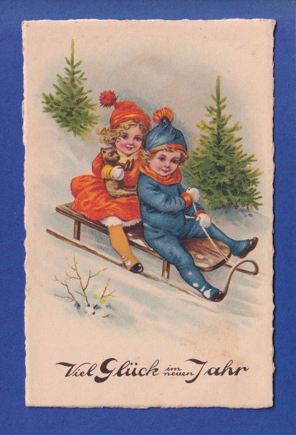NEUJAHR - Kinder - Schnee - 1932
