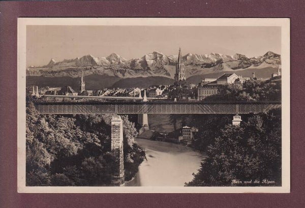 BERN und die Alpen - 1929
