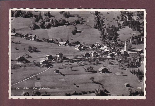 VAL D'ILLIEZ - Vue générale - 1949 // pli //