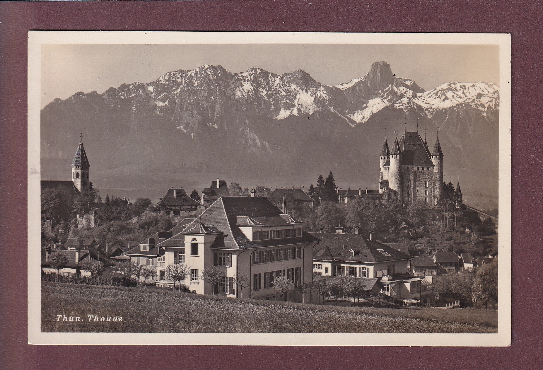THUN - Teil mit Schloss - 1939
