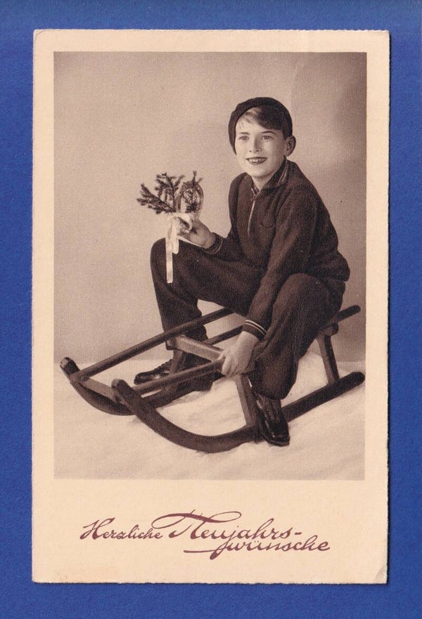 NEUJAHR - Kinder - Schnee - 1936