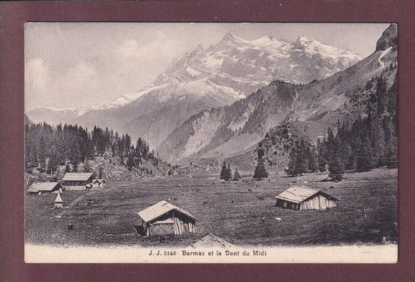 BARMAZ - Dents du Midi - 1912 // pli d'angle //