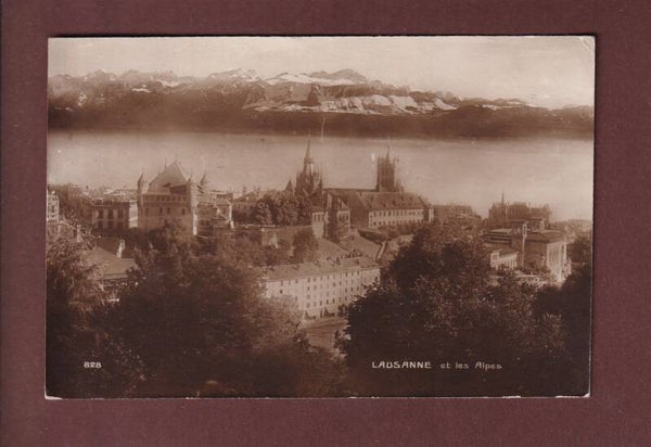 LAUSANNE et les alpes - 1921