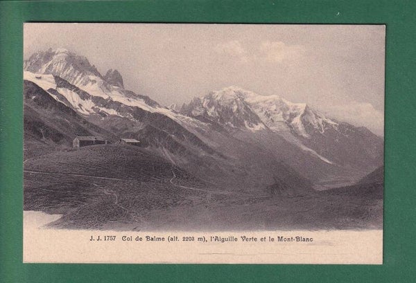 COL DE BALME - Aiguille Verte - Mont-Blanc