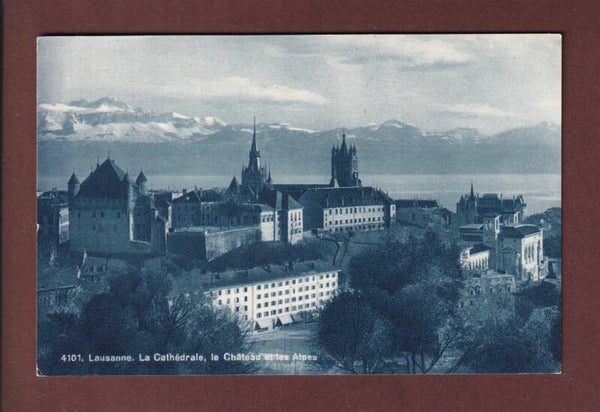 LAUSANNE - Cathédrale et Château - 1928