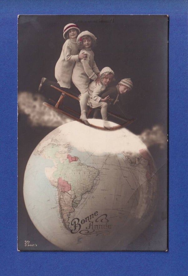 NOUVEL AN - Enfants - Planète - 1918