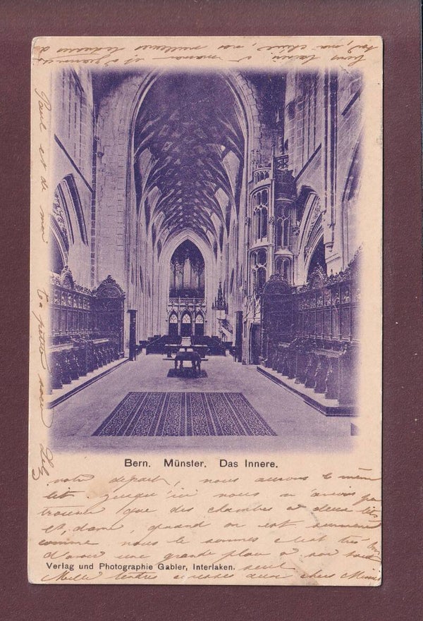 BERN - Münster - Das Innere - 1901