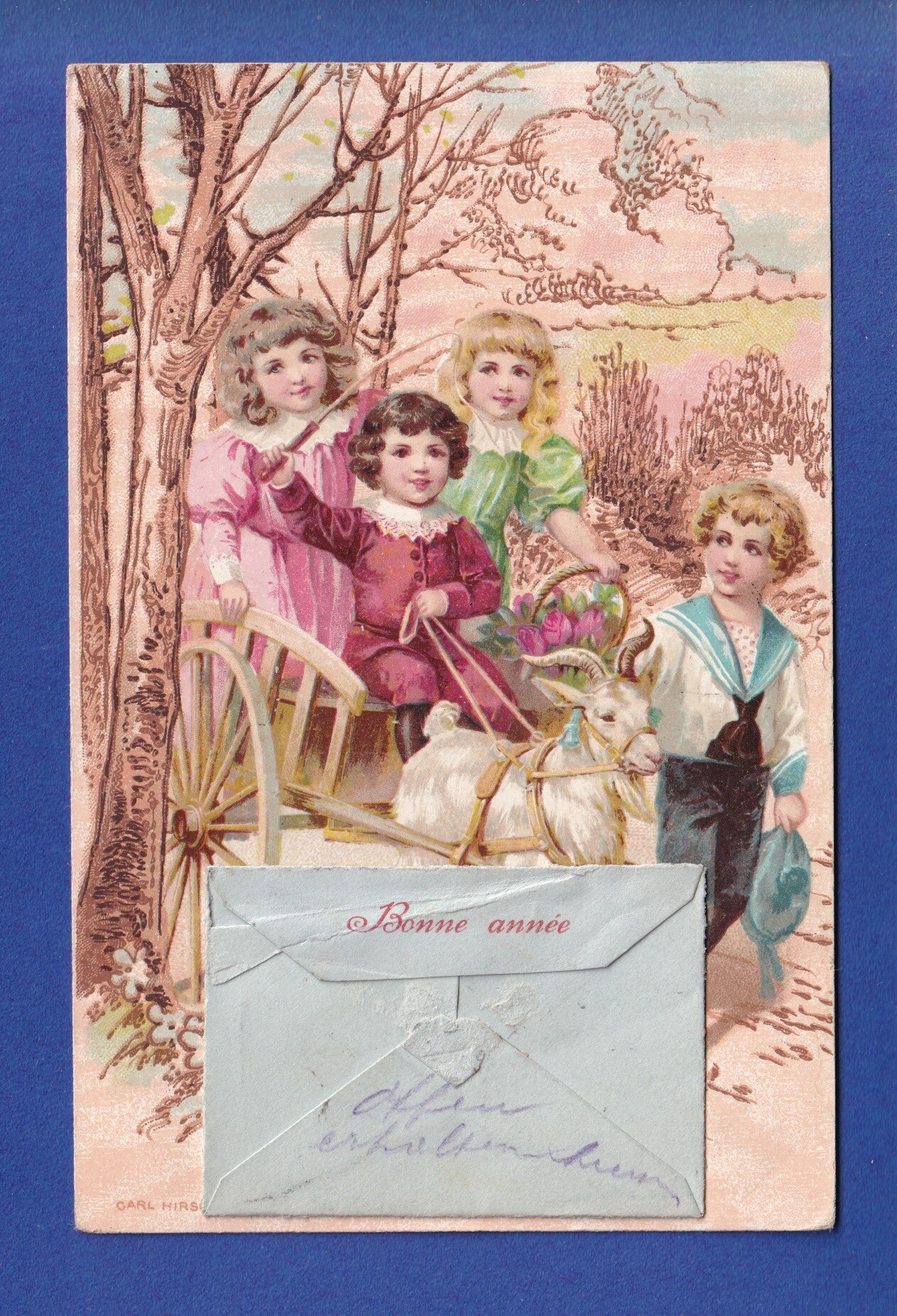 NOUVEL AN - Enfants - Message - 1901 timbre taxe