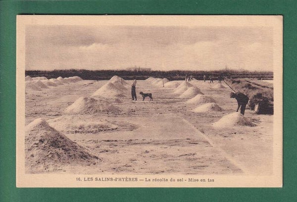 LES SALINS d'HYERES - Recolte de sel