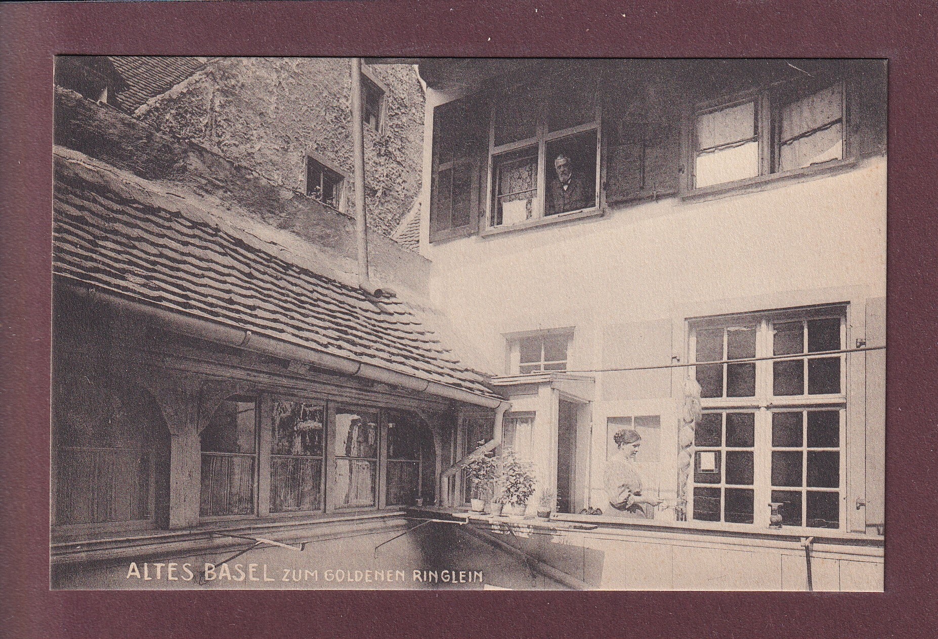 Altes BASEL - Zum Goldenen Ringlein