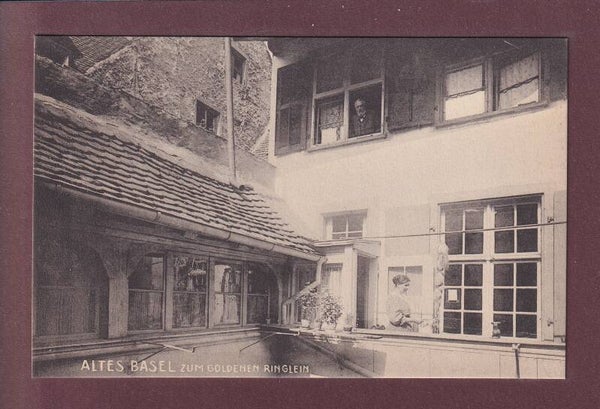 Altes BASEL - Zum Goldenen Ringlein