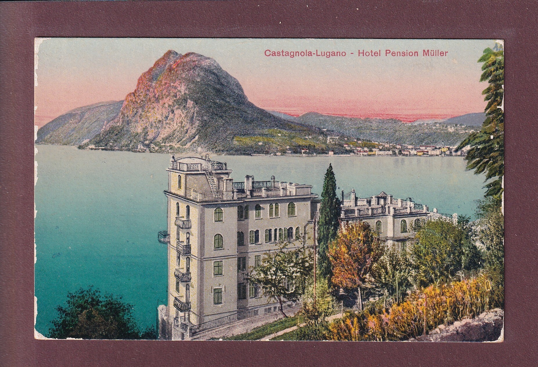 CASTAGNOLA - Hotel Pension Müller