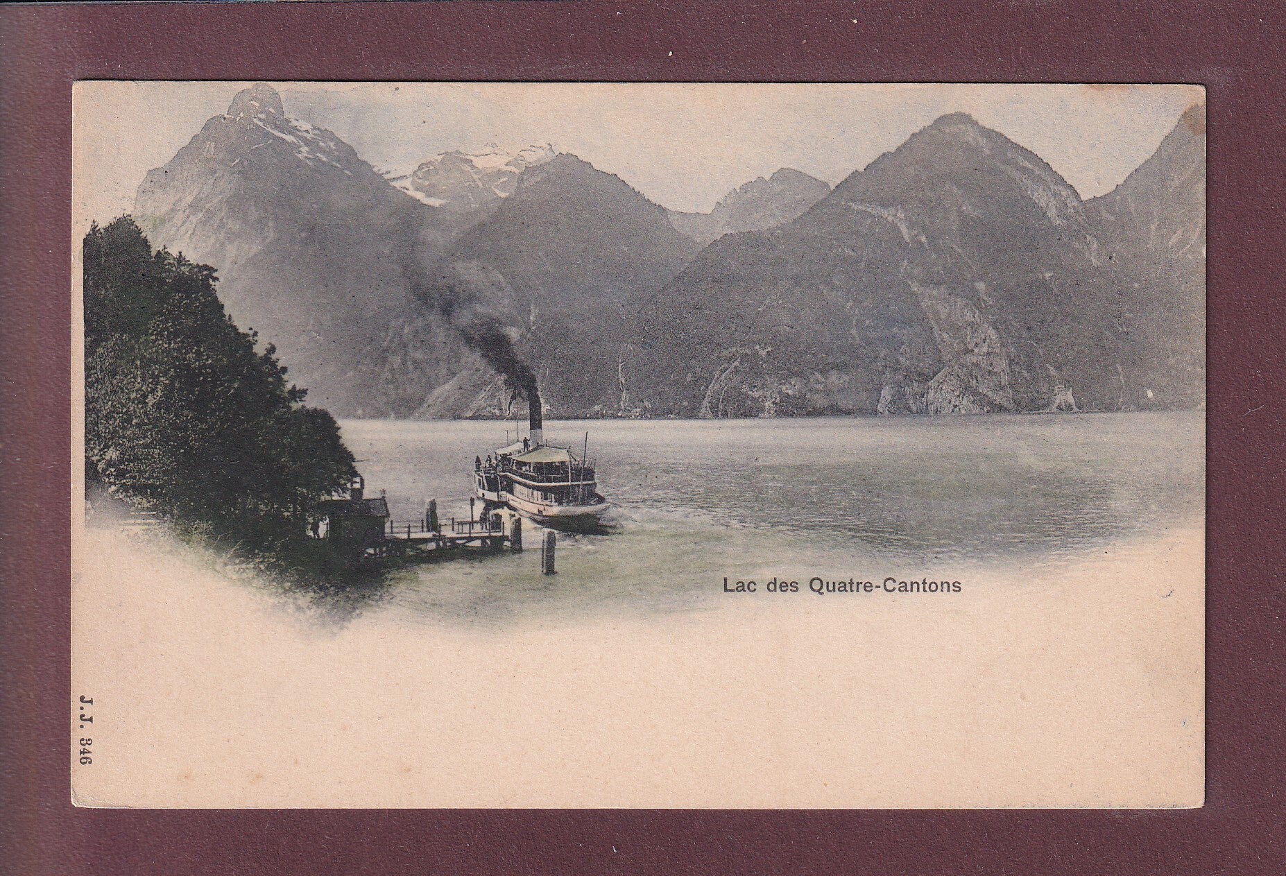 LAC DES QUATRE CANTONS - Bateau