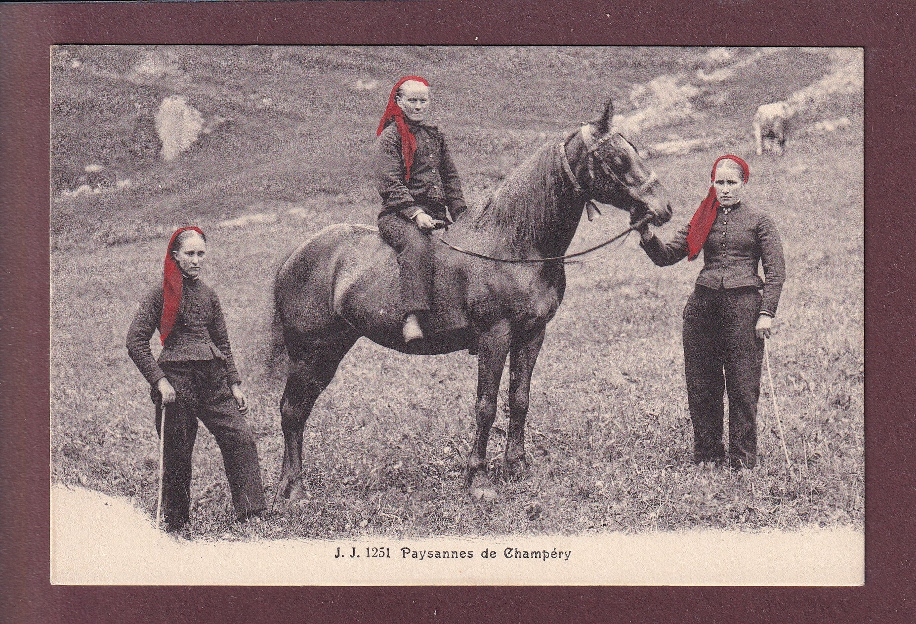 Paysannes de CHAMPERY