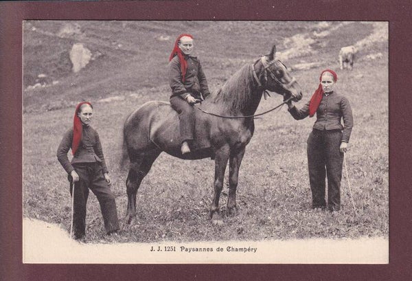 Paysannes de CHAMPERY