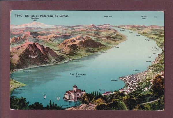 Panorama du LAC LEMAN