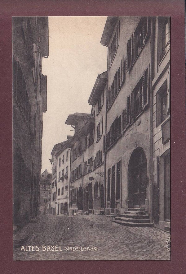 Altes BASEL - Spiegelgasse