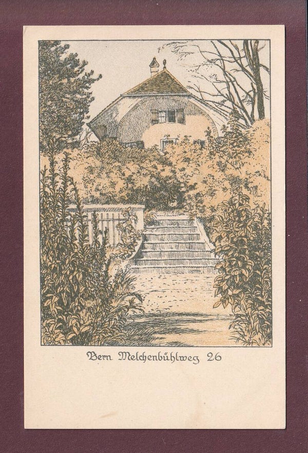 BERN - Melchenbühlweg 26 - Rück lesen