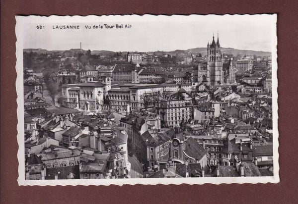 LAUSANNE vue de la tour Bel-Air