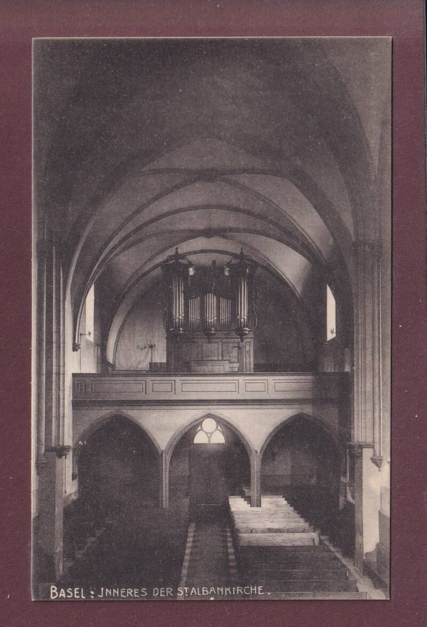 BASEL - Inneres der St. Albankirche