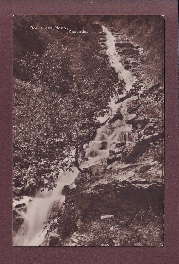 Route des PLANS (Bex) - La cascade