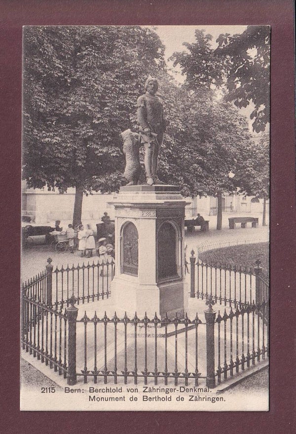 BERN - Zähringer-Denkmal