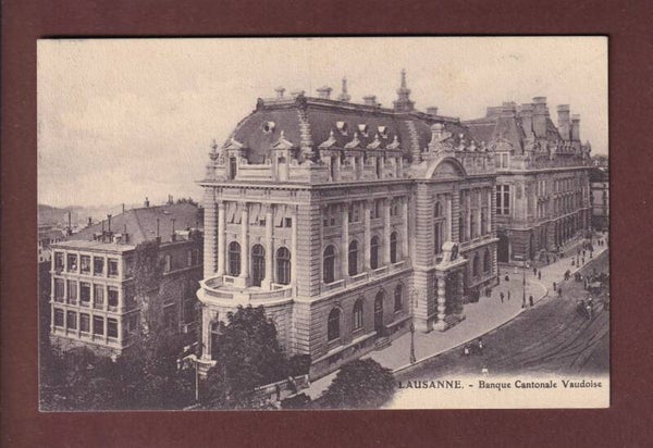 LAUSANNE - Banque Cantonale Vaudoise - 1917