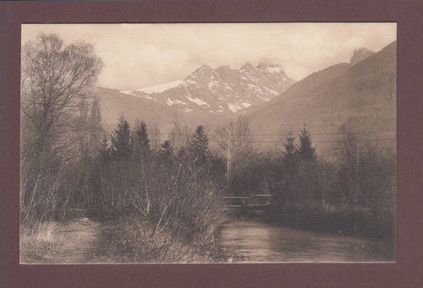 LES DIABLERETS vus depuis Bex