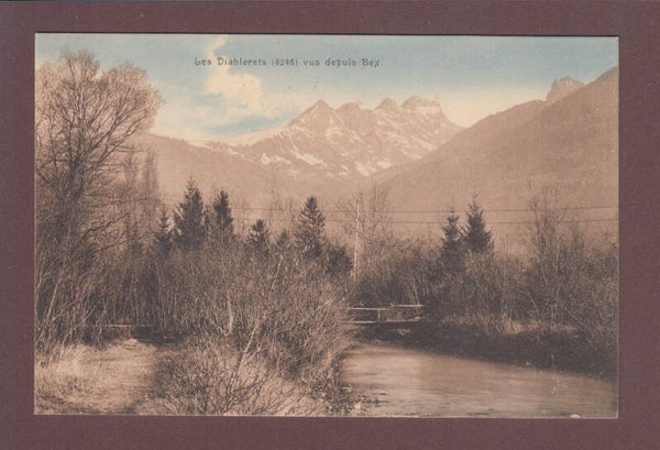 LES DIABLERETS vus depuis Bex