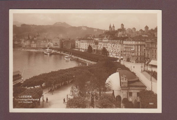 LUZERN - Kurplatz - Schweizerhofquai - Gütsch