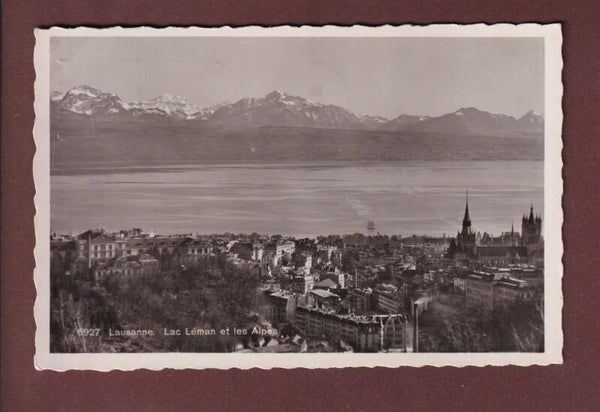 LAUSANNE et les Alpes de Savoie - 1937