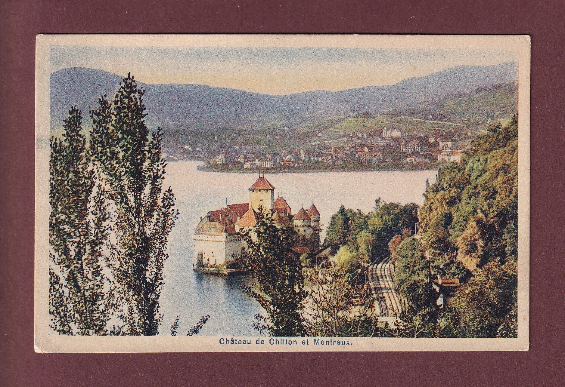 Château de CHILLON - Montreux - 1925