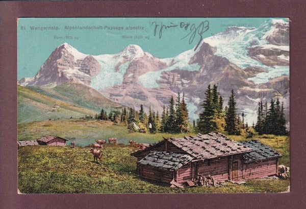 WENGERNALP - 1908