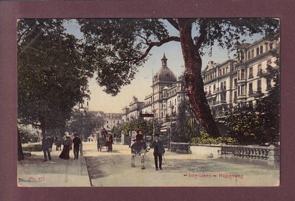 INTERLAKEN - Höhenweg - 1907
