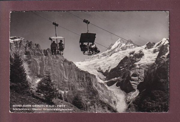 Sesselbahn GRINDELWALD-FIRST - 1956