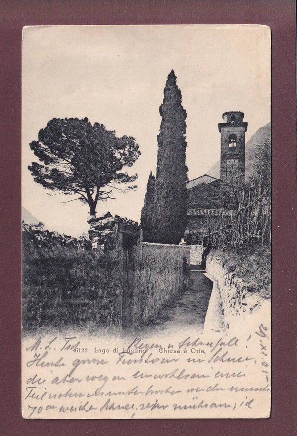 Chiesa a ORIA - Vicolo - 1905