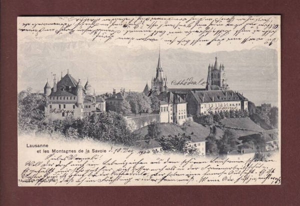 LAUSANNE - Château et Cathédrale - 1900