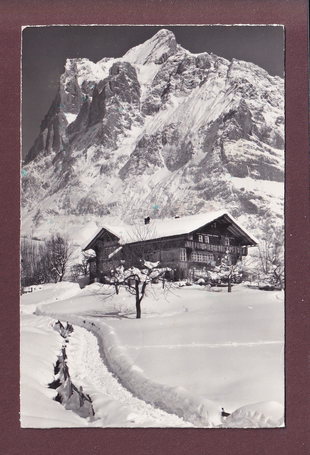 Bei GRINDELWALD - Wetterhorn - 1960