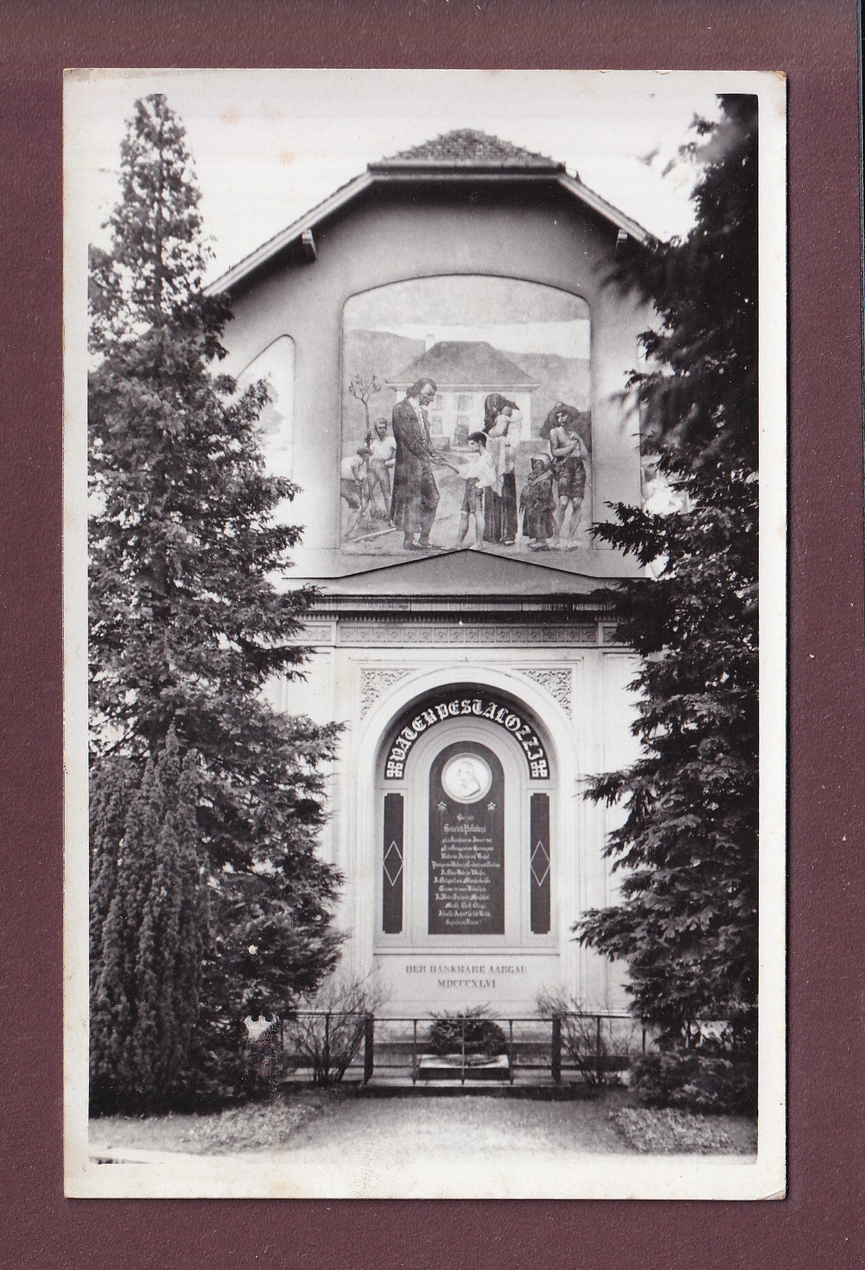 Photo - BIRR - Grabstätte und Denkmal Pestalozzi - 1948