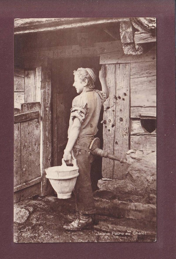 JEUNE PÂTRE au chalet - 1921