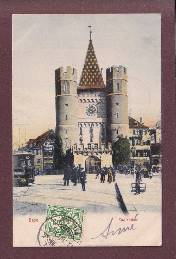 BASEL - Spalentor - Tram - 1904