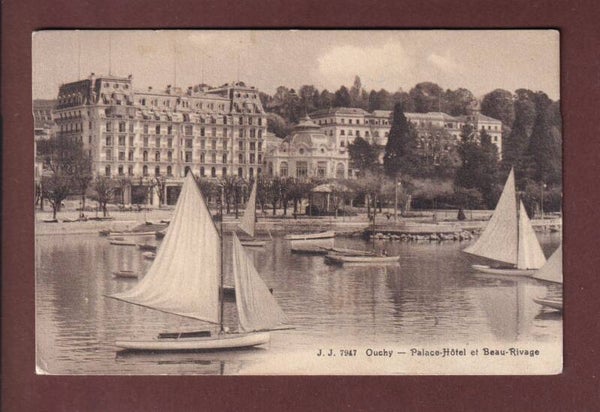 LAUSANNE - Ouchy - Palace Hôtel - 1918